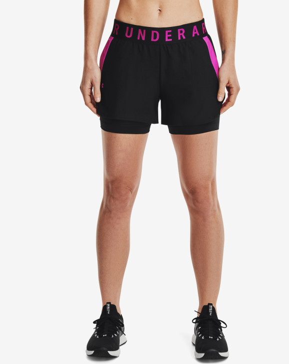 detail Play Up 2-in-1 Shorts-BLK