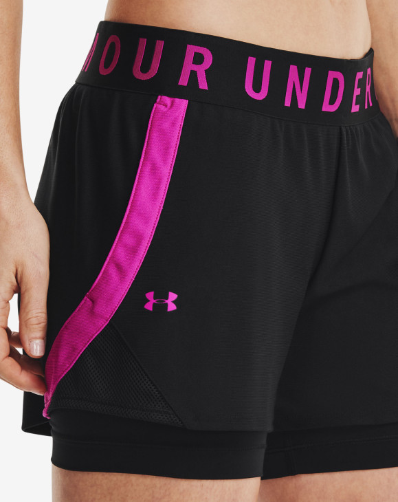 detail Play Up 2-in-1 Shorts-BLK