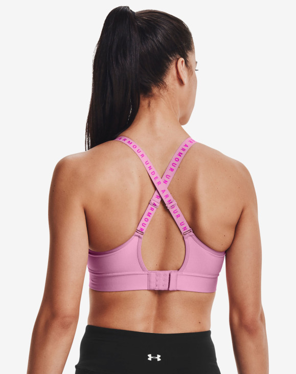 detail UA Infinity Mid Bra-PNK