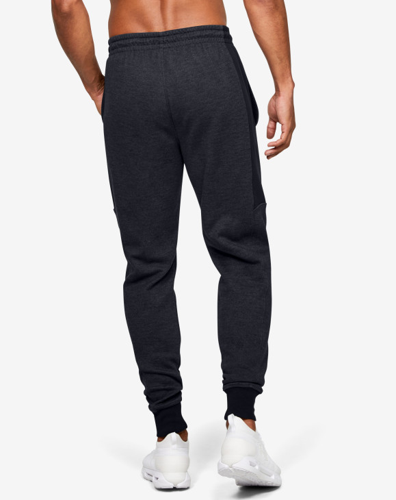 detail DOUBLE KNIT JOGGERS-BLK