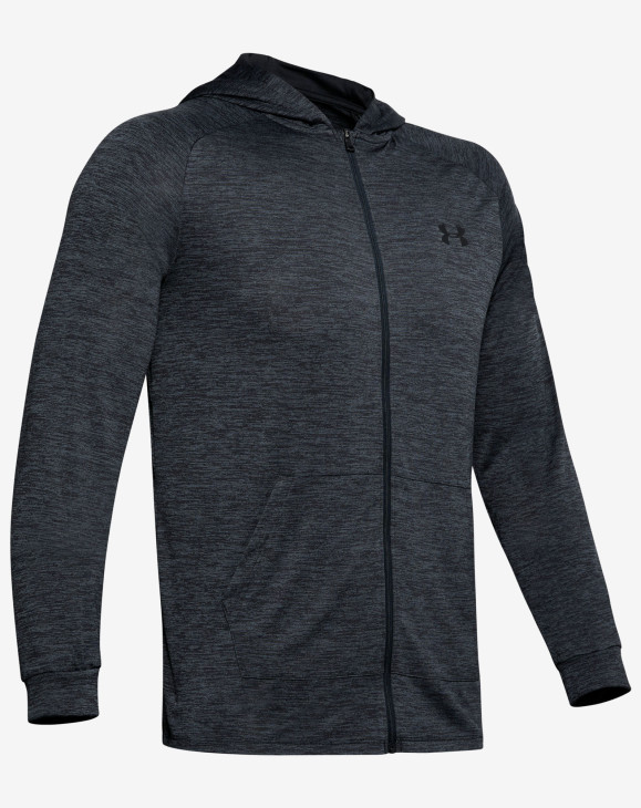 detail UA TECH 2.0 FZ HOODIE-BLK