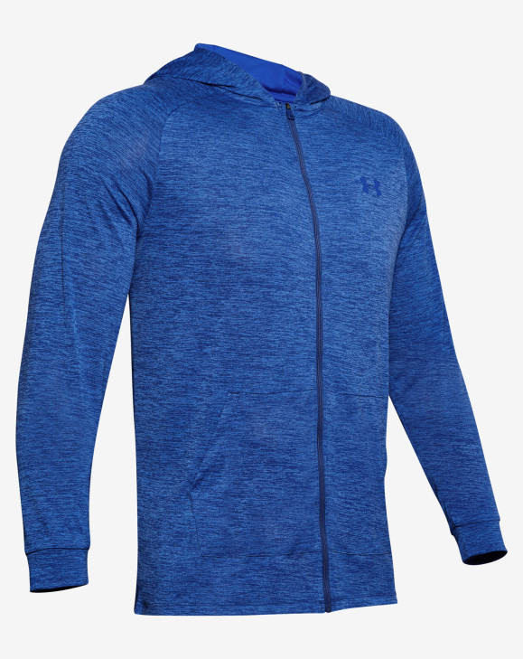 detail UA TECH 2.0 FZ HOODIE-BLU