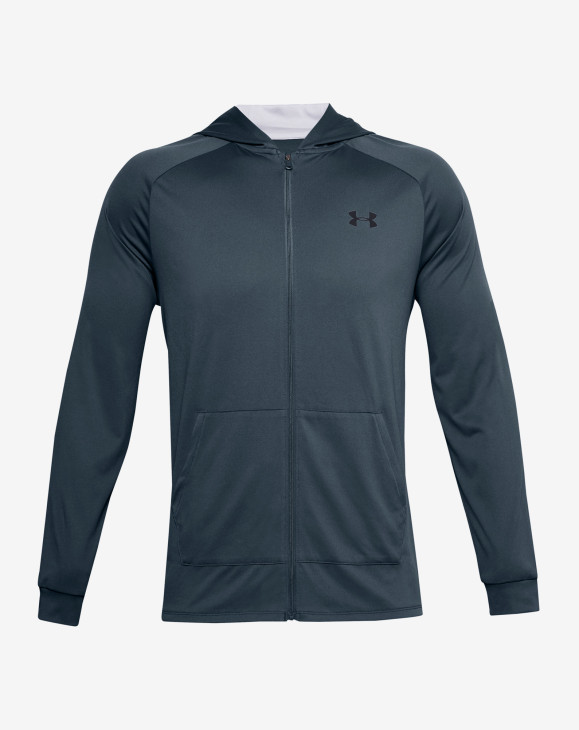 detail UA TECH 2.0 FZ HOODIE-BLU