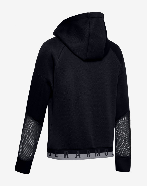 detail Move Full Zip Hoodie Mesh Inset-BLK