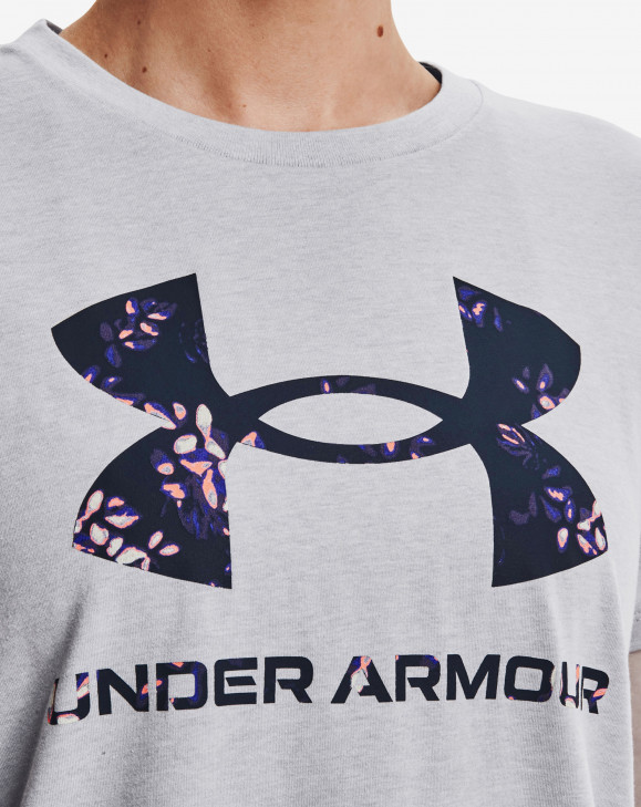 detail Dámské tričko s krátkým rukávem Under Armour Live Sportstyle Graphic SSC-GRY