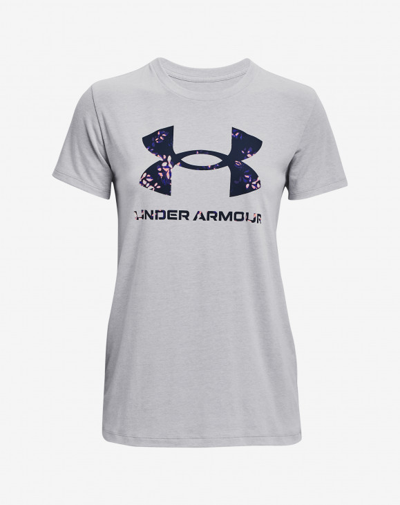 detail Dámské tričko s krátkým rukávem Under Armour Live Sportstyle Graphic SSC-GRY