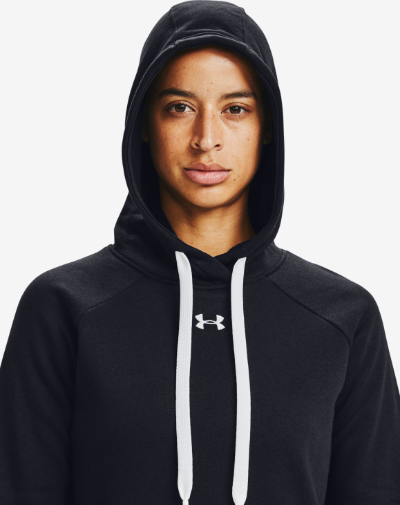 detail Dámská mikina Under Armour Rival Fleece HB Hoodie-BLK