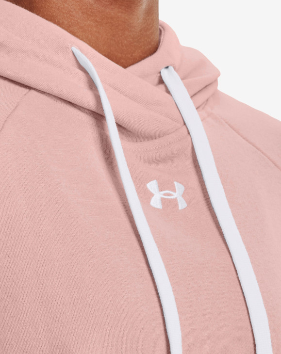 detail Dámská mikina Under Armour Rival Fleece HB Hoodie-PNK