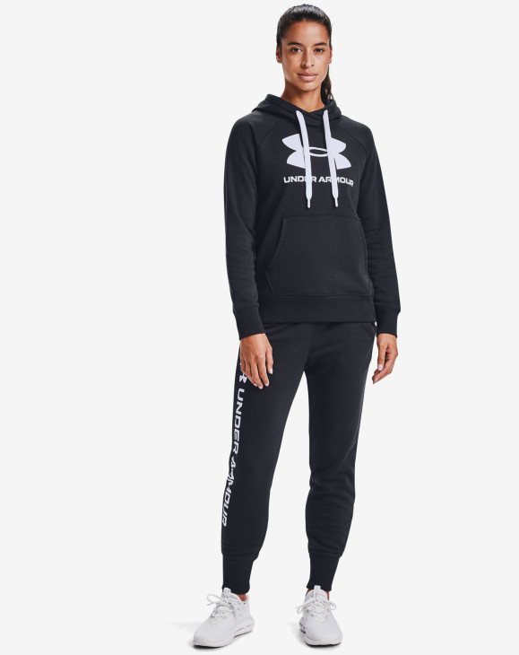 detail Dámská mikina Under Armour Rival Fleece Logo Hoodie-BLK