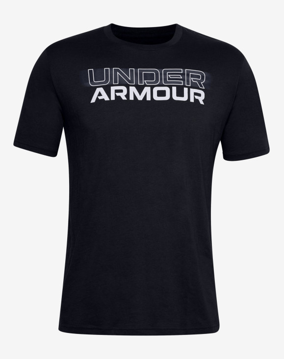 detail UA BLURRY LOGO WORDMARK SS-BLK