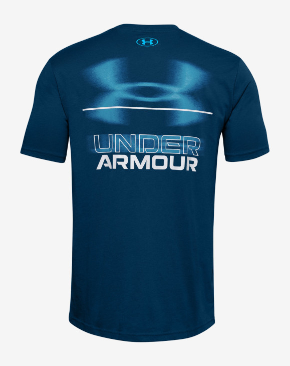 detail UA BLURRY LOGO WORDMARK SS-BLU