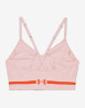 náhled Dámská sportovní podprsenka Under Armour UA Seamless Low Long Htr Bra-PNK