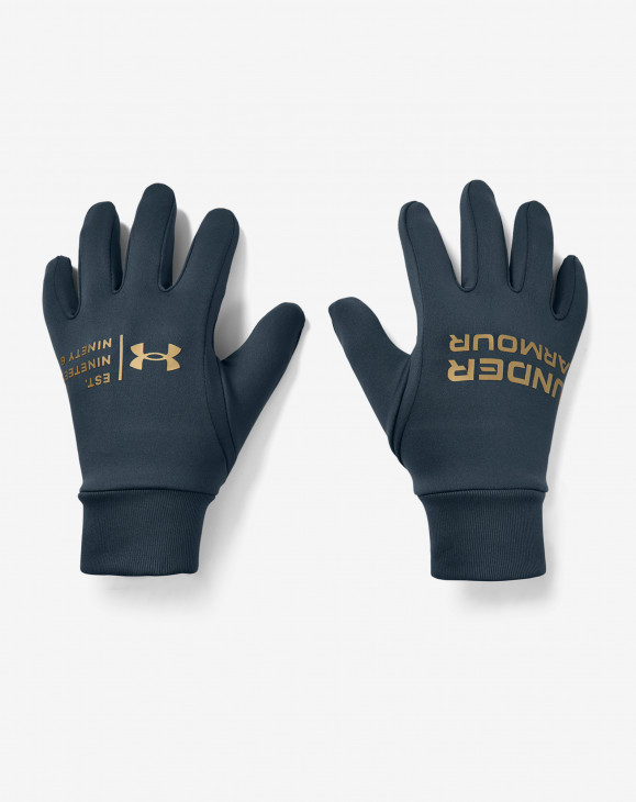 detail UA M Graphic Liner Glove-BLU