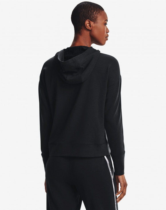 detail UA Rival Terry Taped Hoodie-BLK