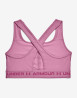 náhled Dámská sportovní podprsenka Under Armour UA Crossback Mid Heather Bra-PNK