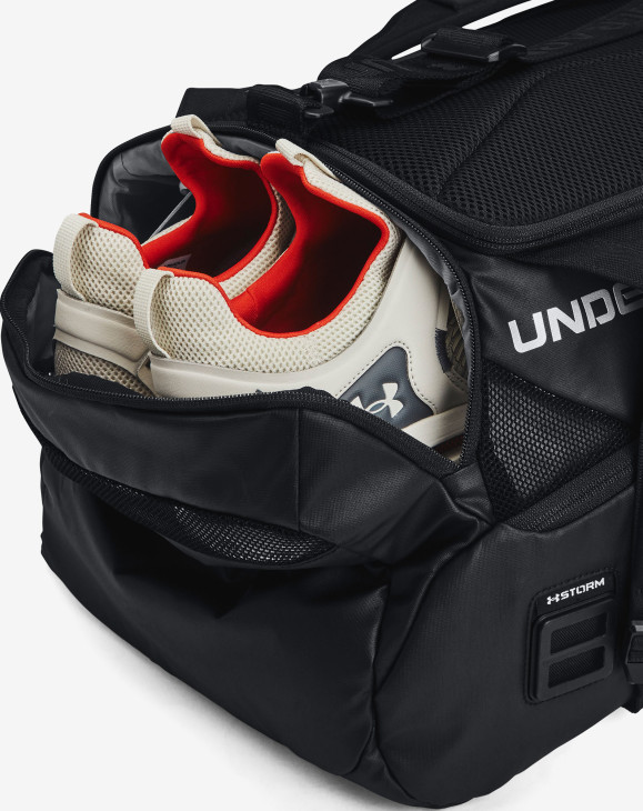 detail Sportovní taška Under Armour UA Contain Duo SM Duffle-BLK