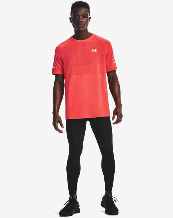 detail Pánské tričko s krátkým rukávem Under Armour UA Seamless Run SS-RED