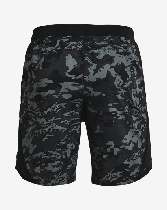 detail Pánské kraťasy Under Armour Launch SW 7'' PRT Short šedé