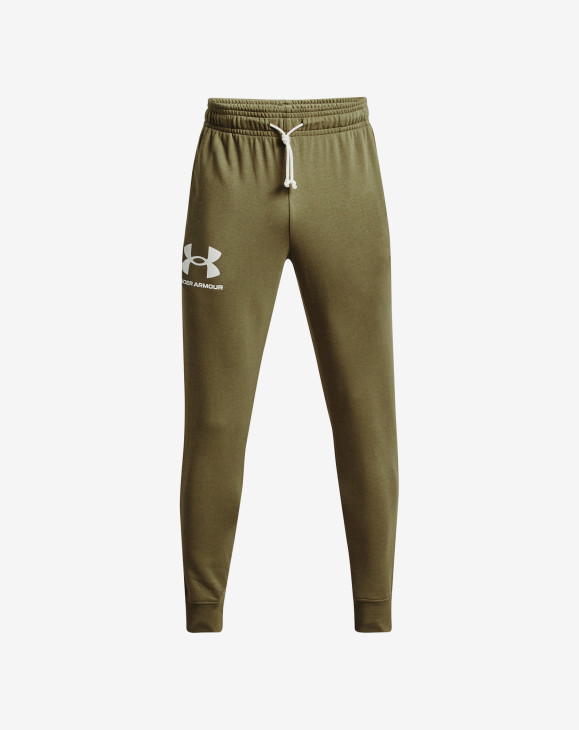 detail Pánské tepláky Under Armour UA RIVAL TERRY JOGGER-GRN