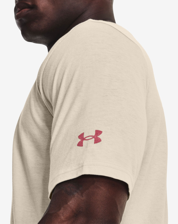 detail Pánské tričko s krátkým rukávem Under Armour UA PJT ROCK BRAHMA BULL SS-WHT