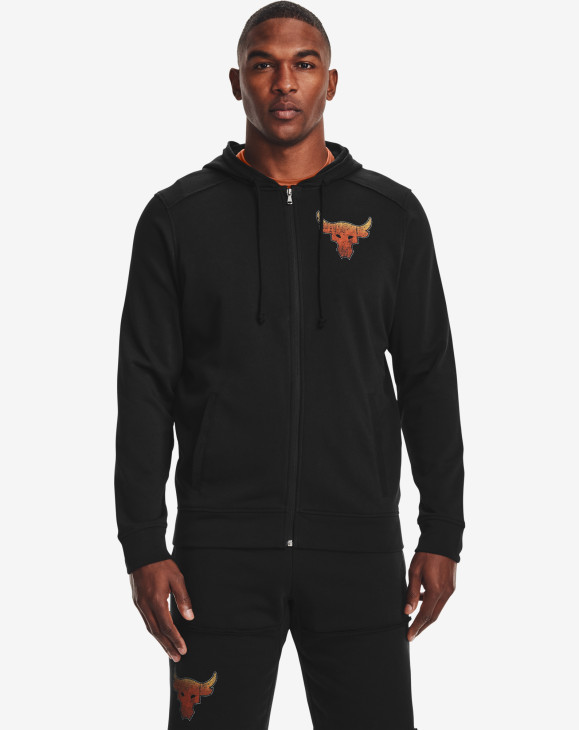 detail UA Pjt Rock Terry FZ Hoodie-BLK