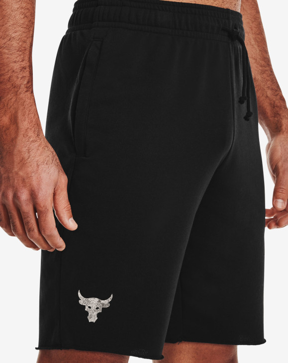 detail Pánské kraťasy Under Armour UA Project Rock Terry Shorts-BLK