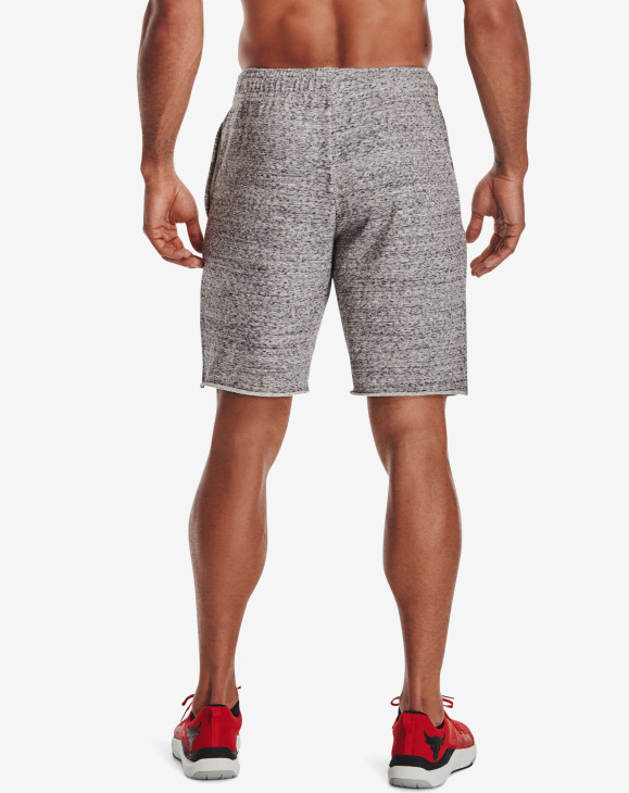 detail Pánské kraťasy Under Armour UA Project Rock Terry Shorts-WHT