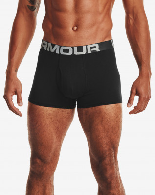Pánské boxerky Under Armour UA Charged Cotton 3in 3 Pack-BLK