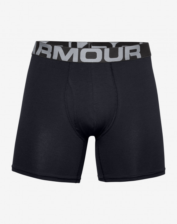 detail Pánské boxerky Under Armour UA Charged Cotton 6in 3 Pack-BLK