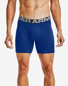 Pánské boxerky Under Armour UA Charged Cotton 6in 3 Pack-BLU
