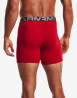 náhled Pánské boxerky Under Armour UA Charged Cotton 6in 3 Pack-RED