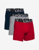 náhled Pánské boxerky Under Armour UA Charged Cotton 6in 3 Pack-RED