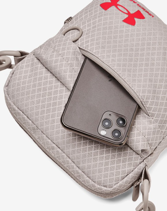 detail Taška přes rameno Under Armour UA Loudon Ripstop Crossbody-GRY