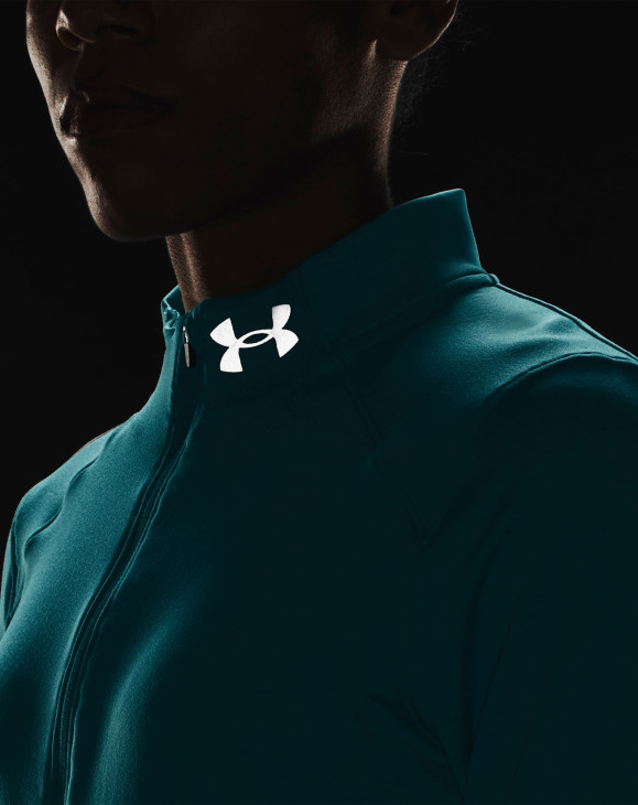 detail Dámské tričko s dlouhým rukávem Under Armour UA Qualifier Run 2.0 1/2 Zip-BLU