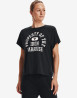 náhled Dámské tričko s krátkým rukávem Under Armour UA Prjct Rock Property Of SS-BLK