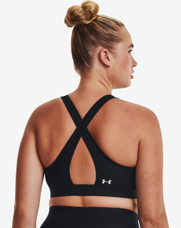 detail Dámská sportovní podprsenka Under Armour UA Prjct Rock Bra-BLK