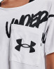 náhled Dámské tričko s krátkým rukávem Under Armour Lve Overszed Graphic WM Tee bílé