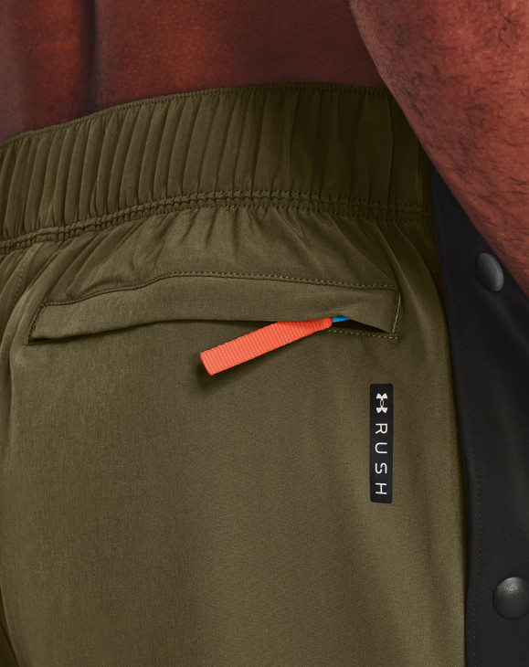 detail Pánské kalhoty Under Armour UA RUSH WOVEN TEAR AWAY PANT-GRN