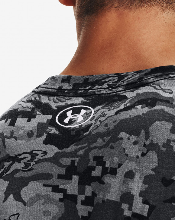 detail Pánské tričko s dlouhým rukávem Under Armour ABC CAMO LS šedé