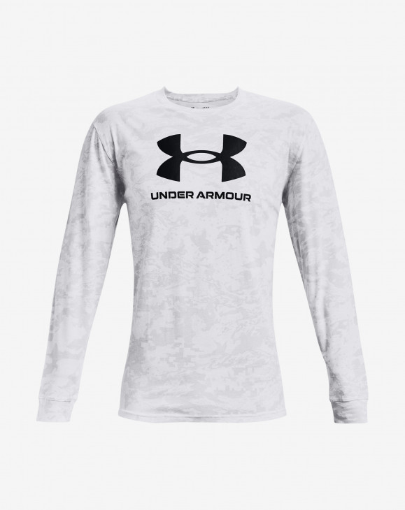 detail Pánské tričko s dlouhým rukávem Under Armour ABC CAMO LS bílé