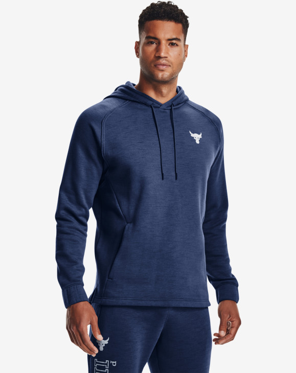 detail Pánská mikina Under Armour UA Pjt Rock CC Fleece Hoodie-BLU