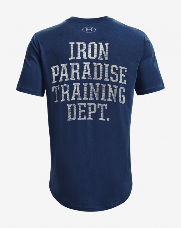 detail Pánské tričko s krátkým rukávem Under Armour Pjt Rck Training Dept SS modré