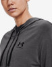 náhled Dámská mikina Under Armour Rival Terry FZ Hoodie-GRY