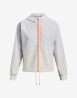 náhled Dámská běžecká bunda Under Armour Woven FZ Jacket-WHT