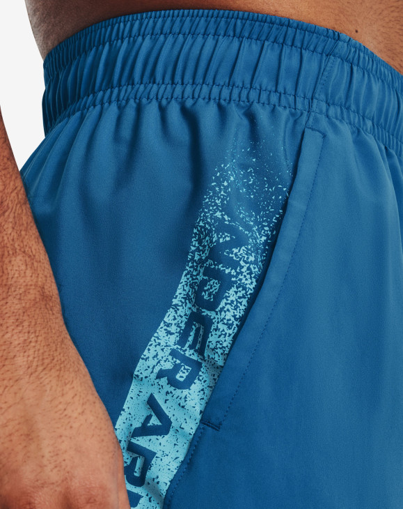 detail Pánské kraťasy Under Armour UA Woven Graphic Shorts-BLU