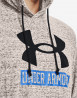 náhled Pánská mikina Under Armour UA Rival Terry Logo Hoodie-WHT