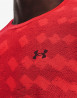 náhled Pánské tričko s krátkým rukávem Under Armour UA Seamless Radial SS-RED