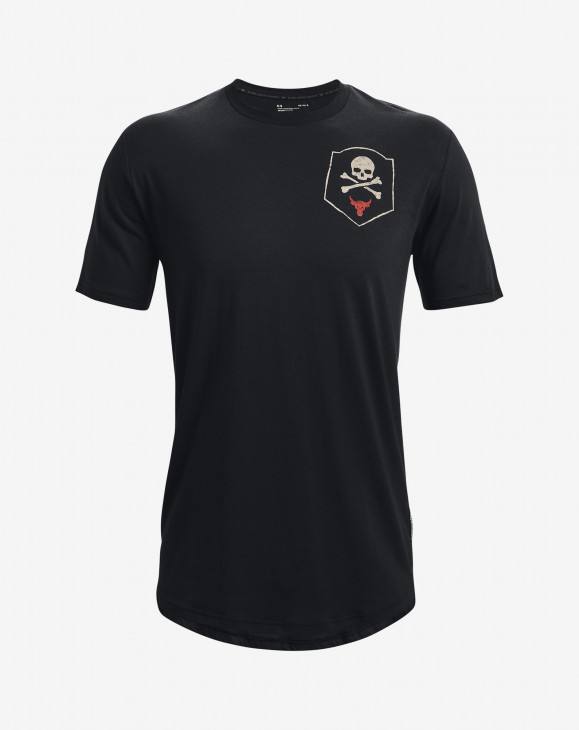 detail Pánské tričko s krátkým rukávem Under Armour UA Pjt Rock 100 Percent SS-BLK