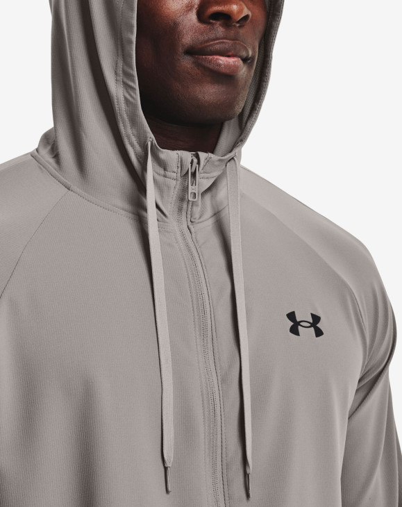 detail Pánská mikina Under Armour UA Wvn Perforated Wndbreaker-GRY