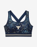 náhled Dámská sportovní podprsenka Under Armour UA Pjt Rock Bra Printed-NVY